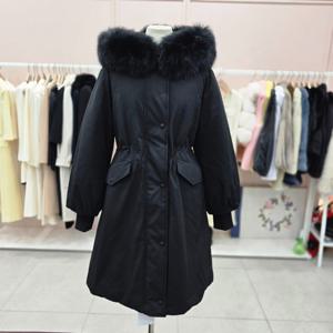 [샤틴]폭스퍼 후드넥 토키털안감 구스다운S254C021A