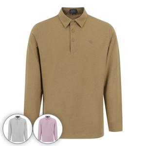 [파리게이츠] 남성 로고 슬릿 헴 칼라 기모 티셔츠 511E4TO302