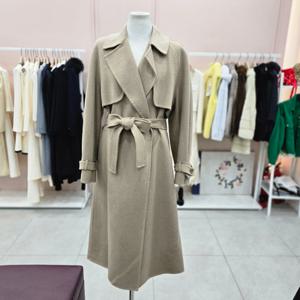 [샤틴]핸드메이드 더블 모 벨티드 롱코트S254K701A04