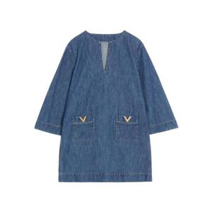 발렌티노 가라바니 숏 원피스 BDA03B 9YA558 Blue