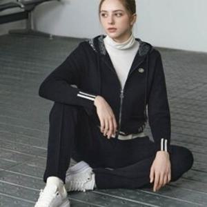 [힐크릭]여성골프웨어 겨울바지 니트 셋업 팬츠 1HCPNWU905BK