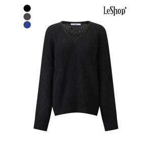 [르샵]V넥 래글런 니트 (BQ1KP012A)