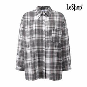 [르샵] 원 포켓 체크 루즈핏 셔츠 (BQ1BL012A)