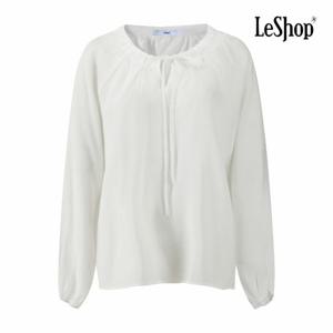 [르샵] 핀턱 스트링 리본넥 블라우스 (BQ2BL004A)