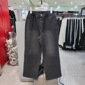 에어워크주니어 sh06 세미와이드핏 블랙 데님팬츠 R261B3101A