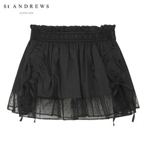 [세인트앤드류스] 여성 도트 레이스 레이어드용 스커트