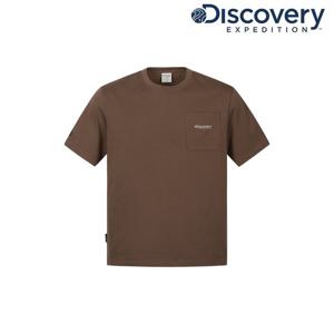 [디스커버리] 유니 컬러 클라우드 그래픽 반팔티셔츠 DXRS7N063-BRD