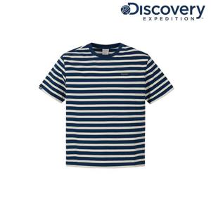 [디스커버리] 유니 멀티 스트라이프 반팔티셔츠 DXRS7G063-IND