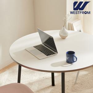 [웨스트프롬] 모던 콤마) 원형 LPM 1,000 식탁, 테이블 (분채도금 Leg)