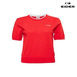 아이더 (DWM25266_O6) 여성 ICE ON 아이스 온 반팔 라운드 스웨터