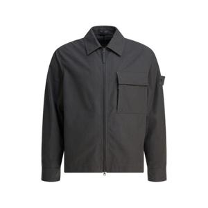 스톤아일랜드 패치 포켓 집업 셔츠 재킷 1200018S00F1