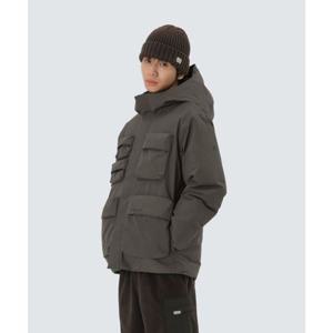 스노우피크 SNOWPEAK APPAREL 드라이피크 윈드스토퍼 유틸리티 헤비 다운 자켓 (S25WMPDJ04) Dark Khaki S25WMPDJ04DK 338200