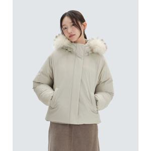 스노우피크 SNOWPEAK APPAREL 프리미엄 여성 후드 헤비 구스 다운 자켓 (S24WWTDJ33) Light Beige S24WWTDJ33LE 338089