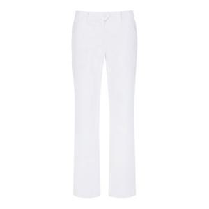 [마스터바니] 여성 사이드 타공 믹스 부츠컷 팬츠 421F2PT301WH