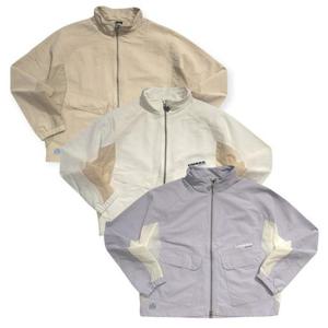 [엄브로] 2026UR122CJK36/린넨라이크우먼스스탠넥 바람막이자켓/BGR0(베이지),LVD0(라벤더),SCW0(스위트콘)