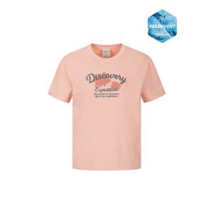 디스커버리 26S S 여름 여성 DWRS97063PCL 프레시벤트 네이처 그래픽 반팔티