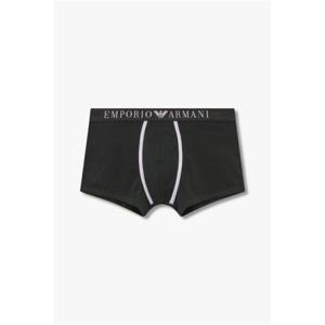 엠포리오아르마니 EMPORIO ARMANI UNDERWEAR 남성 로고 밴딩 컬러 심 드로즈_블랙_0814112036 2402291466 394858