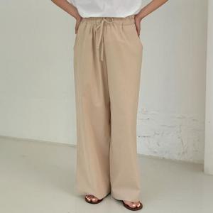 [강물처럼]아이우먼 일로린넨와이드팬츠 BNS330M406 빅사이즈 (1