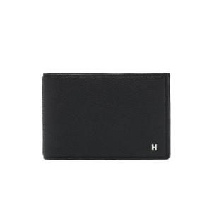 [헤지스] 네이비 로고장식 소가죽 반지갑 /HJWA6E610N2