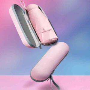 양우산 초경량 패션 UV 3단 알약 케이스 양 우산