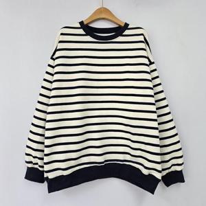 [강물처럼]아이우먼 모모라운드단가라맨투맨 EMT248M411 빅사이