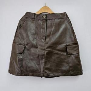 [강물처럼]아이우먼 인스턴카고레더스커트 GYT183M411 빅사이즈