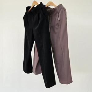 [강물처럼]빅사이즈정장바지 T262L411 큘러스무비기모슬랙스 SN