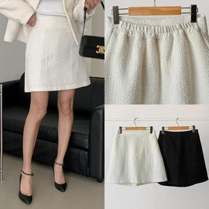 [강물처럼]위쉬몰 LT 허밍트위드미니스커트(Q242H411) 빅사이즈