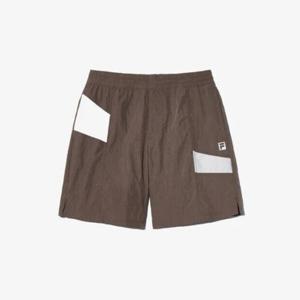 [휠라]휠라반바지 KQC FS2TRH2131X-BRN 플래그 우븐 반바지