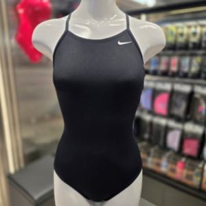 [나이키 스윔]여성 앤서 솔리드 미들 레이스업 타이백 블랙 NESSG000-001