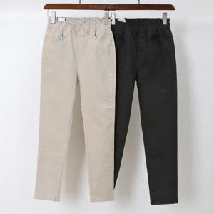 [강물처럼]빅사이즈데일리팬츠 Q852L410 문스판밴딩면스키니팬츠