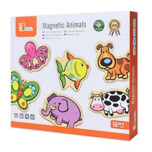 [생활] 비가 원목자석 동물20P V58923