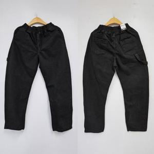 [강물처럼]빅사이즈밴딩바지 S857L410 니코스판밴드블랙팬츠 LO