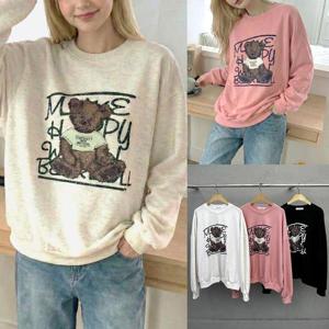 [강물처럼]위쉬몰 SE 메이크해피베어맨투맨(X114H601) 빅사이즈