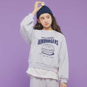 [디디오]G.햄버거 크롭 맨투맨 티 GVSTO05