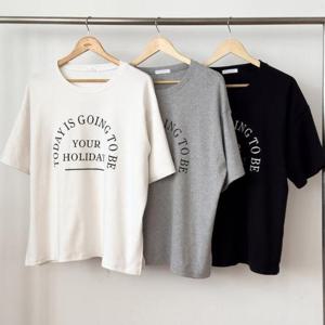 [강물처럼]빅사이즈티 X065L601 투데이기모반팔티셔츠 RD (45328