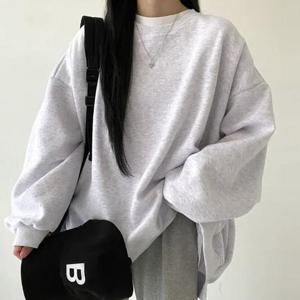 [강물처럼]아이우먼 기모언발가오리맨투맨 SEX064M601 빅사이즈