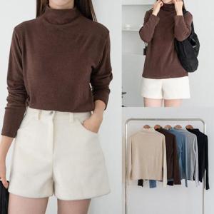 [강물처럼]위쉬몰 RD 앙고라무지폴라티셔츠(X068H601) 빅사이즈