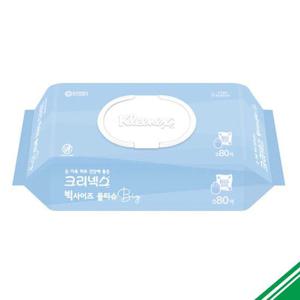 [베스트쇼핑]크리넥스 Big 빅사이즈 물티슈 캡형 80매 x12개