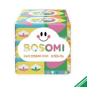 [베스트쇼핑]보솜이 아기물티슈 펀앤플레이 라이트 60매 6입 x2개