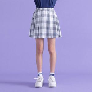 [디디오]주니어 G.레피엘 체크 플리츠 스커트 GXUSK03
