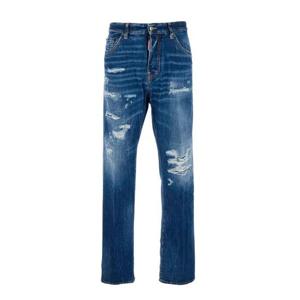 디스퀘어드2 스트레이트 팬츠 S74LB1838D30011 470 NAVY BLUE