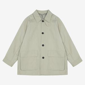 [지이크]숏 발마칸 나그랑 트렌치 코트 (PINAA7303)