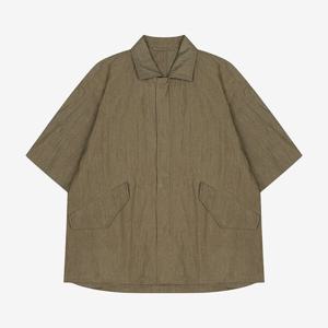 [지이크][STEIN GARTEN] 히든 스냅 나일론 믹스 자켓 (PIMAA6906