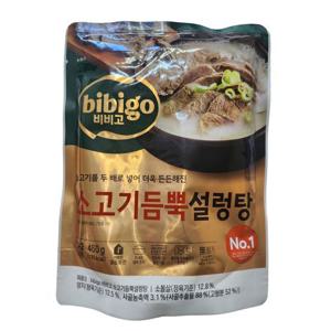 [씨제이제일제당]CJ 비비고 소고기듬뿍 설렁탕 460g x4개