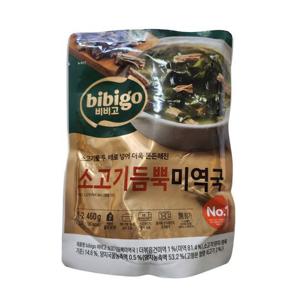 [씨제이제일제당]CJ 비비고 소고기듬뿍 미역국 460g x4개