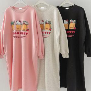 [강물처럼]빅사이즈원피스 T555L512 봉투헬로기모롱원피스 MA (4