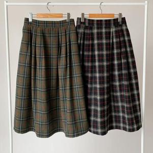 [강물처럼]빅사이즈치마 Q321L512 오리진체크롱기모스커트 LT (4