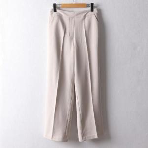 [강물처럼]아이우먼 일자핏기모밴딩슬랙스 LTF971M512 빅사이즈