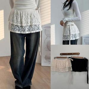 [강물처럼]위쉬몰 YP 시스루숏레이스스커트(V921H512) 빅사이즈